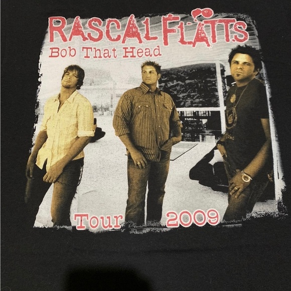 Rascal Flatts Bob that head Tour t-shirt - Picture 4 of 7